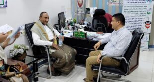 محافظ الحديدة يزور مستشفى الأمل العربي ويشيد بالخدمات الطبية